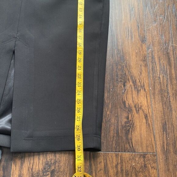 Ted Baker London Comfort Stretch Pencil Skirt front slit size 4 GUC - Picture 8 of 9